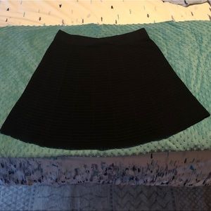 LOFT black sweater skirt (XL)